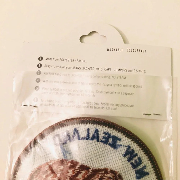 Vtg New  Zealand Kiwi Patch Embroidered Badge Iron On - Picture 6 of 10